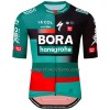 Maglia 2023 BORA-Hansgrohe Manica Corta Verde Nero Maglia 2023 BORA-Hansgrohe Manica Corta Verde Nero
